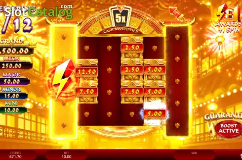 Скрин9. Fu Wǔ Shī Gold Blitz Ultimate слот