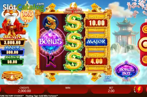 Скрин2. Floating Tiger Gold Blitz Fortunes слот