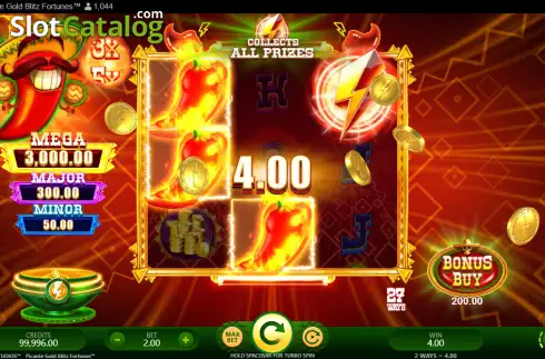 Скрин3. Picante Gold Blitz Fortunes слот