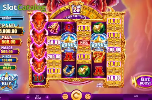 Скрин2. Blazing Bison Gold Blitz Ultimate DOUBLE X слот