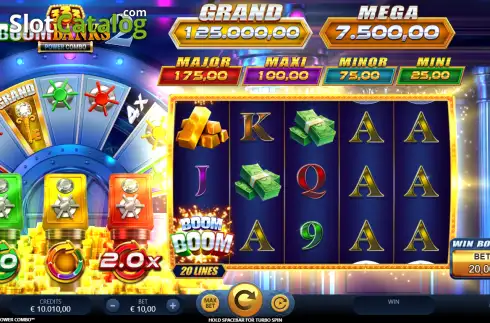 Скрин2. 333 Boom Banks 2 POWER COMBO слот