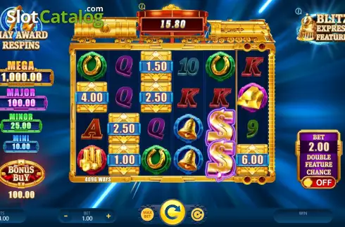 Скрин3. Gold Blitz Express слот