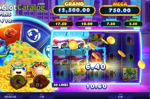 Скрин3. 333 Fat Frogs Vice слот