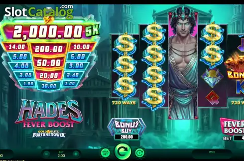 Скрин2. Hades Fever Boost Gold Blitz Fortune Tower слот
