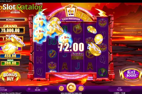 Скрин3. Ascending Phoenix Blaze Gold Blitz Ultimate слот