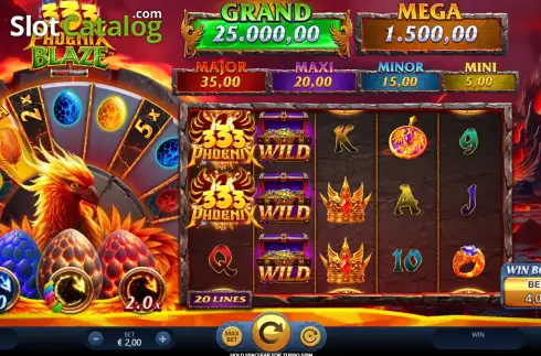 Скрин2. 333 Phoenix Blaze Power Combo слот