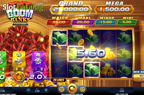 Скрин3. TNT Boom Banks Power Combo слот