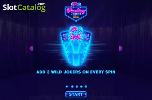 Скрин2. Dueling Jokers Dream Drop слот