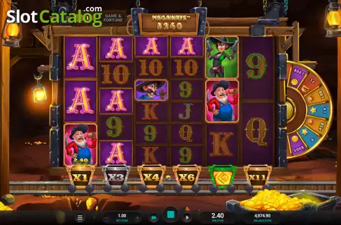 Скрин3. Gold Rush Frenzy Megaways слот