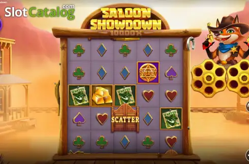 Скрин2. Saloon Showdown 10,000x слот
