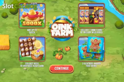 Скрин2. Oink Farm слот