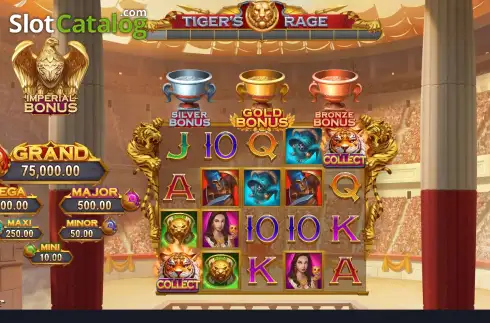 Скрин2. Rome Fight For Gold The Tiger's Rage слот