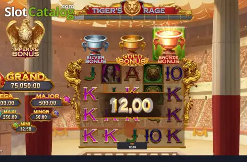 Скрин3. Rome Fight For Gold The Tiger's Rage слот