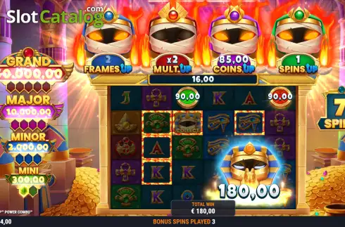 Скрин3. Mummy Mania Perks Up Power Combo слот