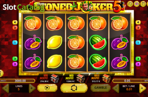 Скрин2. Stoned Joker 5 слот