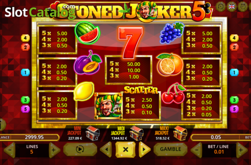 Скрин5. Stoned Joker 5 слот