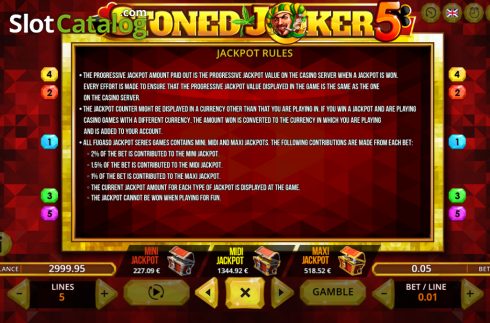 Скрин9. Stoned Joker 5 слот