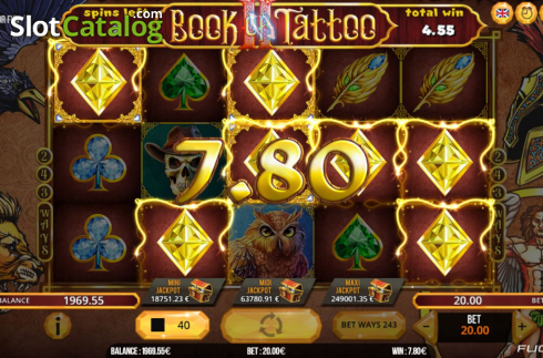 Скрин8. Book Of Tattoo 2 слот