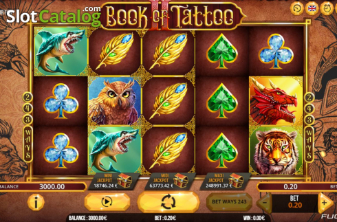 Скрин2. Book Of Tattoo 2 слот