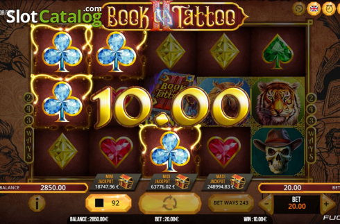 Скрин4. Book Of Tattoo 2 слот