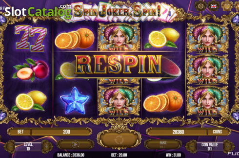 Скрин7. Spin Joker, Spin слот