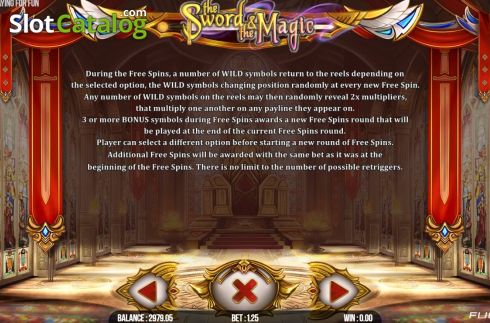 Скрин9. The Sword and The Magic слот