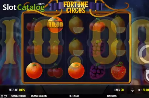 Скрин3. Fortune Circus слот