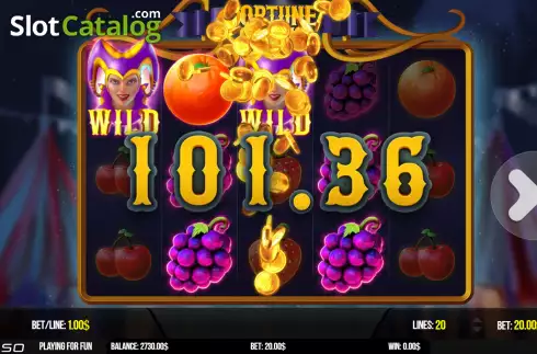 Скрин4. Fortune Circus слот