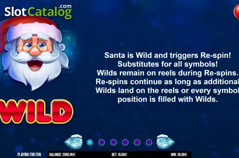 Скрин5. Santa's Jingle Wheel слот