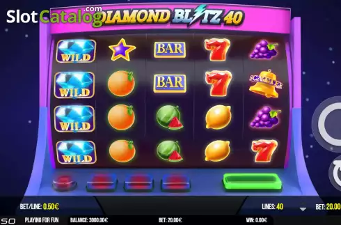 Скрин2. Diamond Blitz 40 слот
