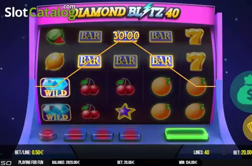 Скрин3. Diamond Blitz 40 слот