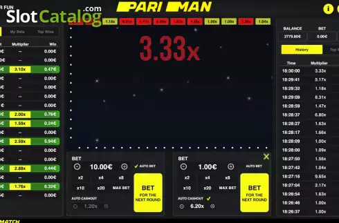 Скрин4. Pari Man слот