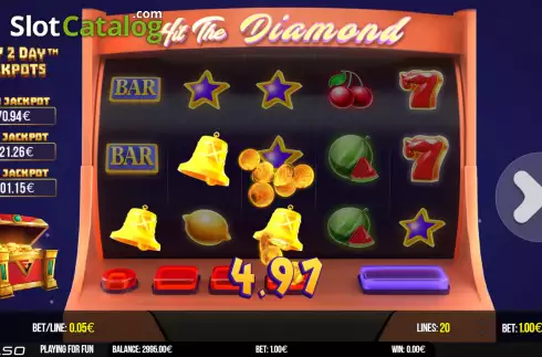 Скрин3. Hit The Diamond слот