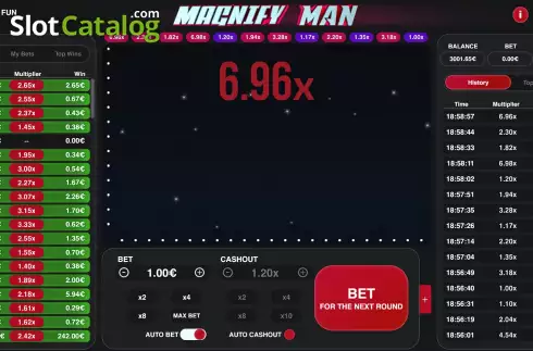 Скрин6. Magnify Man слот