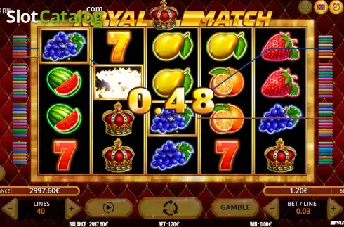 Скрин3. Royal Match слот