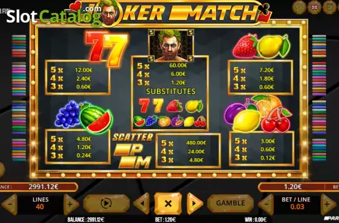 Скрин6. Joker Match слот