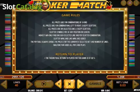 Скрин7. Joker Match слот