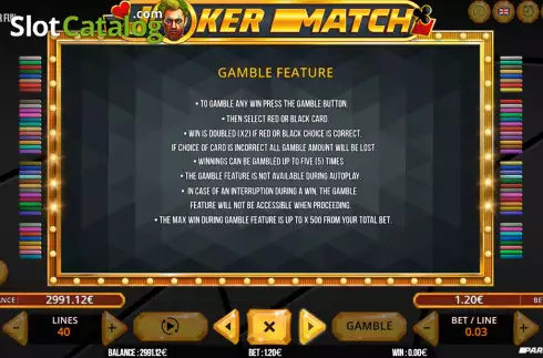 Скрин8. Joker Match слот