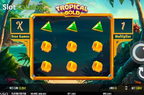 Скрин3. Tropical Gold слот