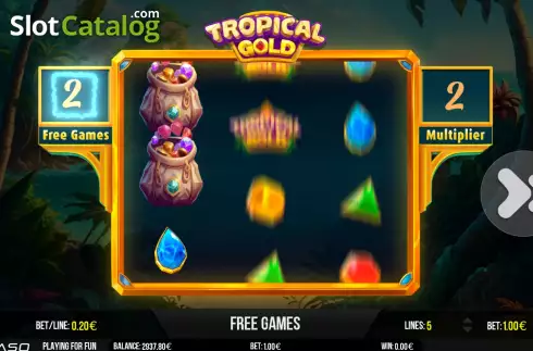 Скрин7. Tropical Gold слот