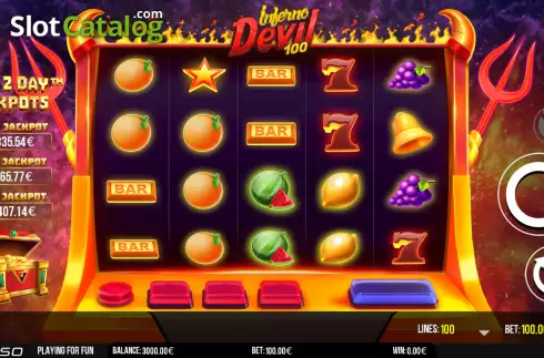 Скрин2. Inferno Devil 100 слот