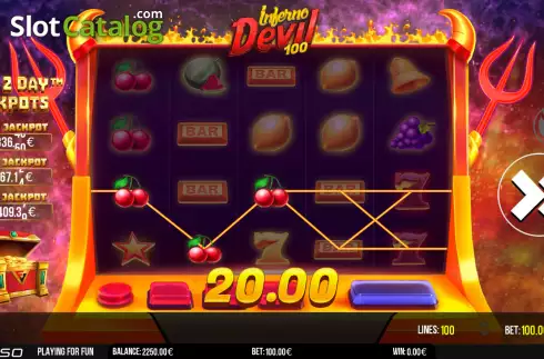 Скрин4. Inferno Devil 100 слот