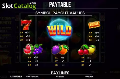 Скрин6. Power Wildz: Fruit Saga слот