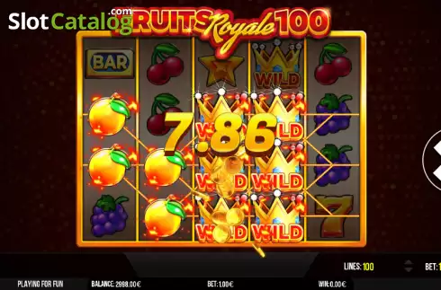 Скрин3. Fruits Royale 100 слот