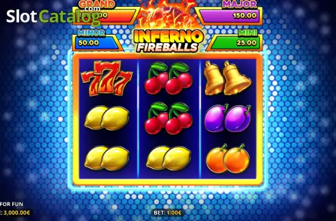 Скрин2. Inferno Fireballs слот