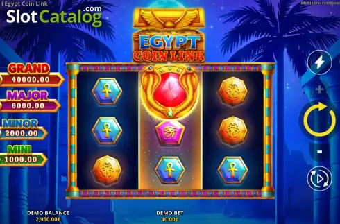 Скрин2. Egypt Coin Link слот