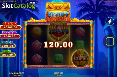 Скрин3. Egypt Coin Link слот