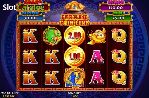 Скрин3. Fortune Coin Link слот