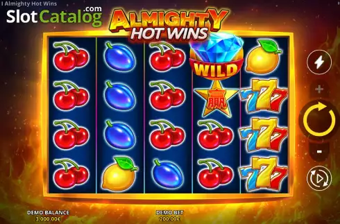 Скрин2. Almighty Hot Wins слот