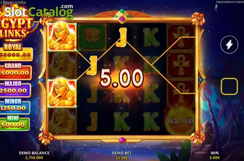 Скрин3. Egypt Links слот